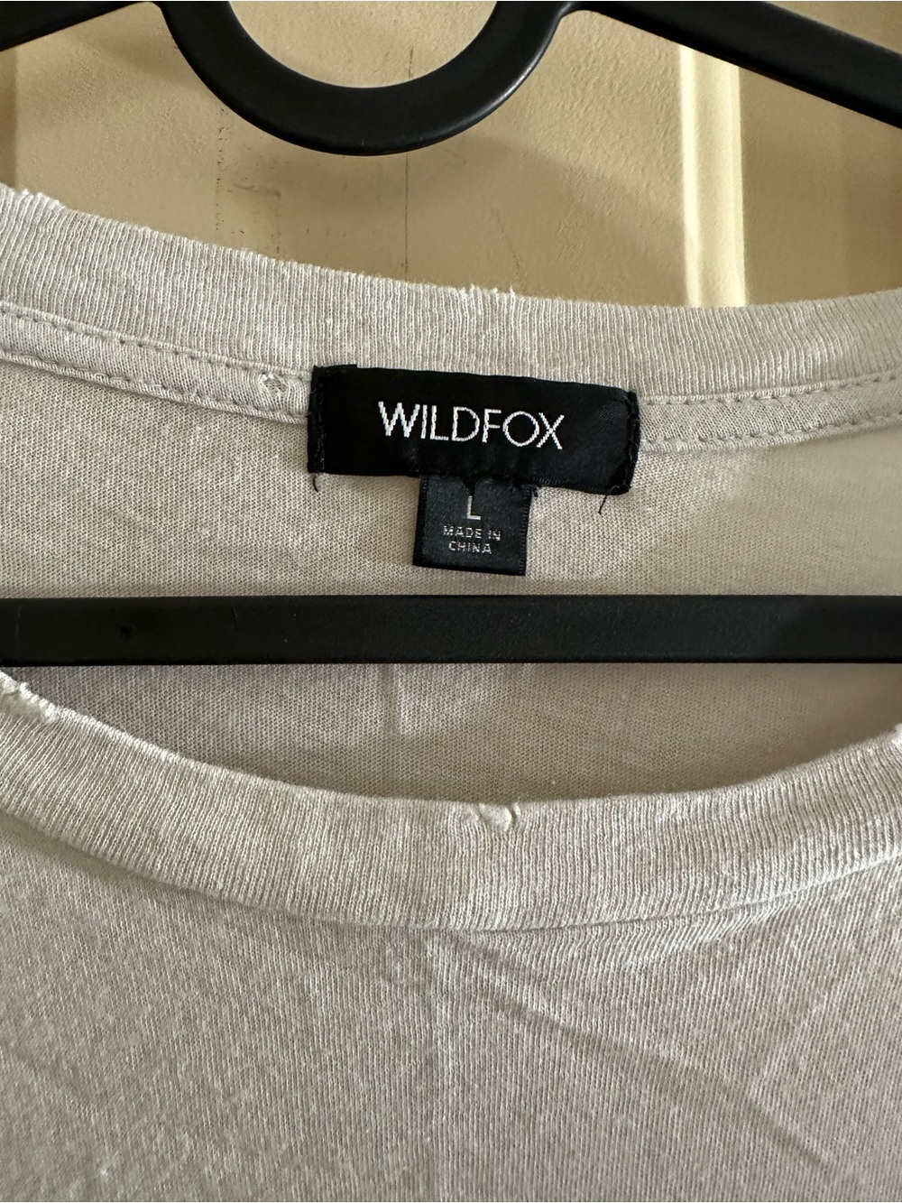 Wildfox Light Gray Crewneck Tee - Picture 2 of 2